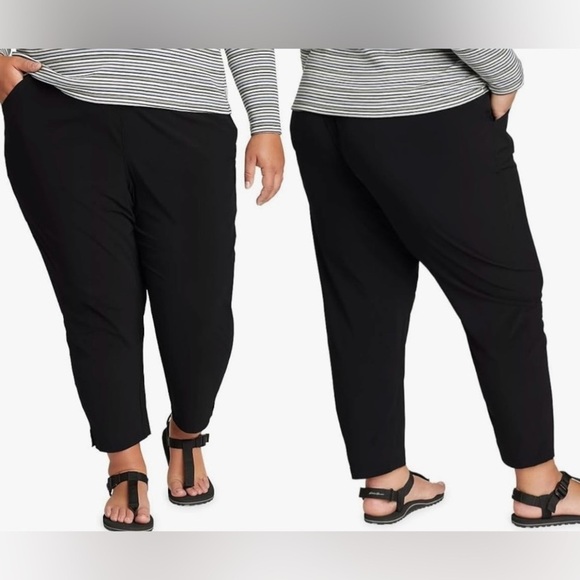 NWOT Eddie Bauer Women's Departure Ankle Pants travel athletic plus size XXL - Picture 1 of 10